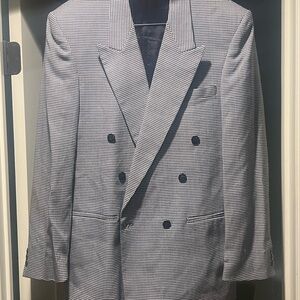 Classic Double-Breasted Men's Blazer